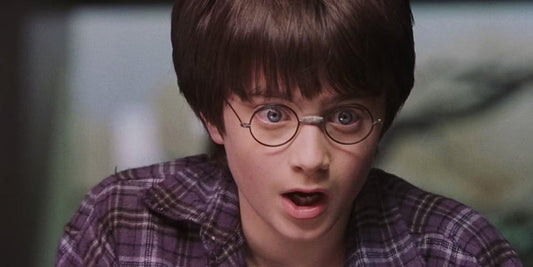 Young Harry Potter looking shocked