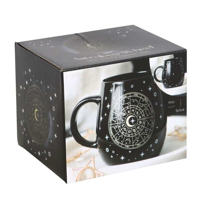 Astrology Wheel Heat Changing Mug