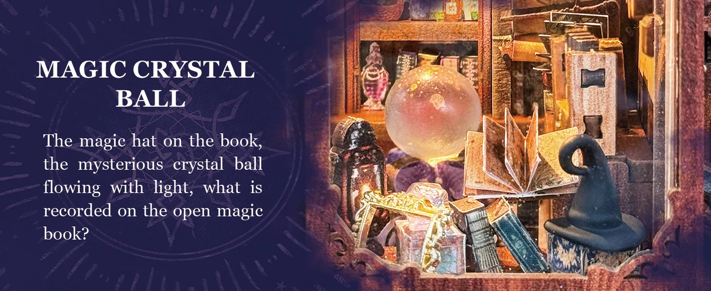 NEW DIY Wooden Time Magic Club Figurines Miniatures