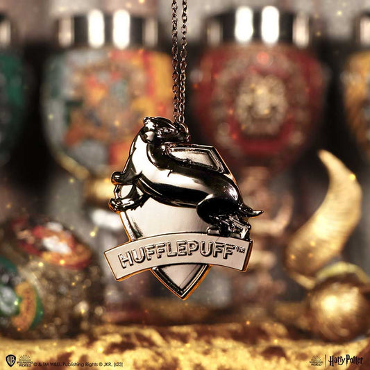 Harry Potter Silver Hufflepuff Hanging Ornament