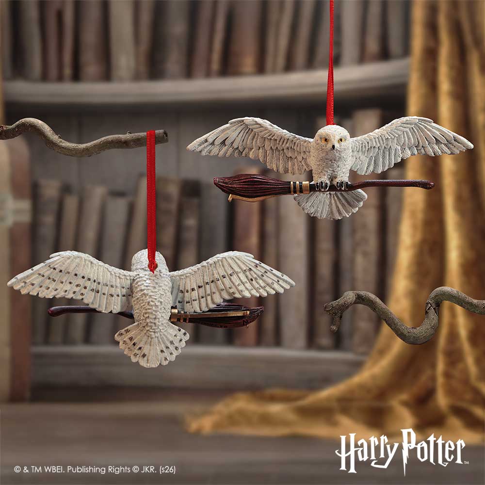 Harry Potter Hedwig in Flight Hanging Ornament