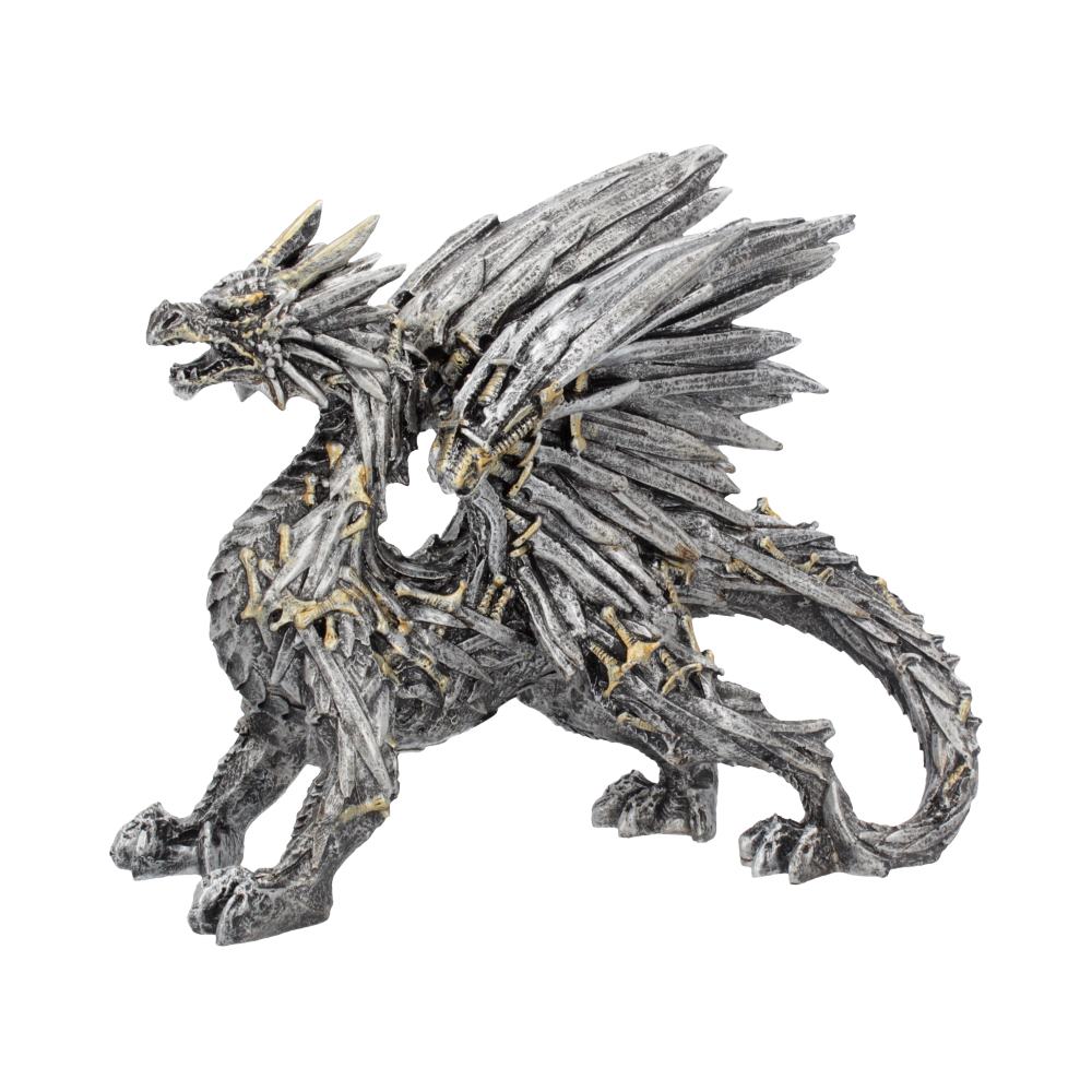 Silver Dragon Sword Blade Figurine - Swordwing