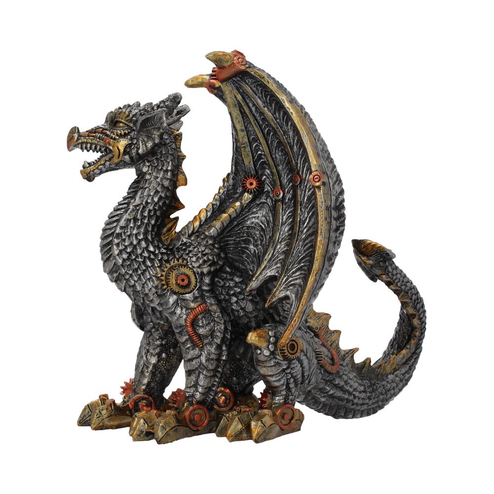 Steampunk Dragon Figurine – Mechanical Protector