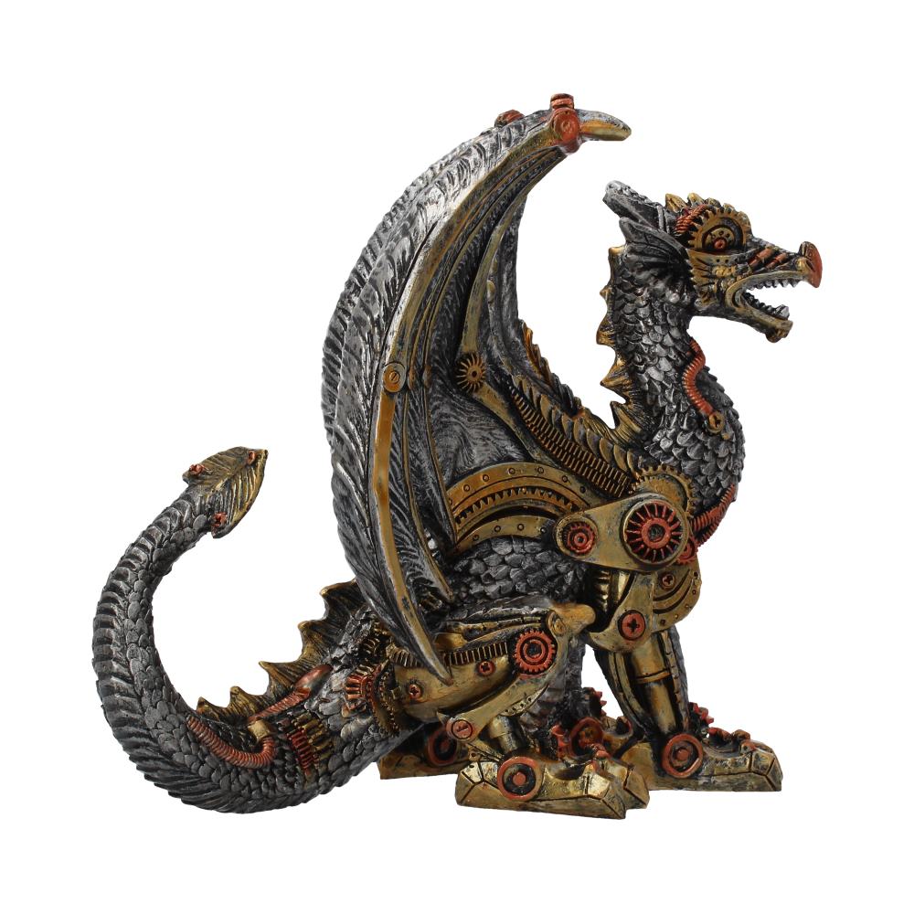 Steampunk Dragon Figurine – Mechanical Protector