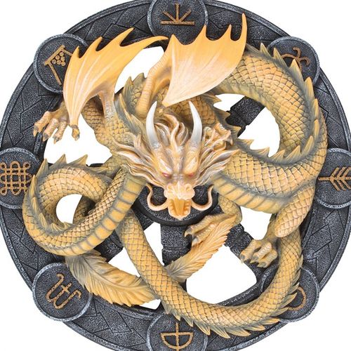 Imbolc Dragon Resin Wall Decor