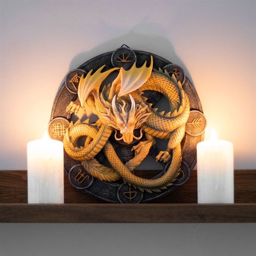 Imbolc Dragon Resin Wall Decor