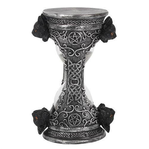 Black Cat Hourglass Timer