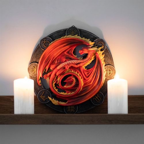 Beltane Dragon Resin Wall Decor