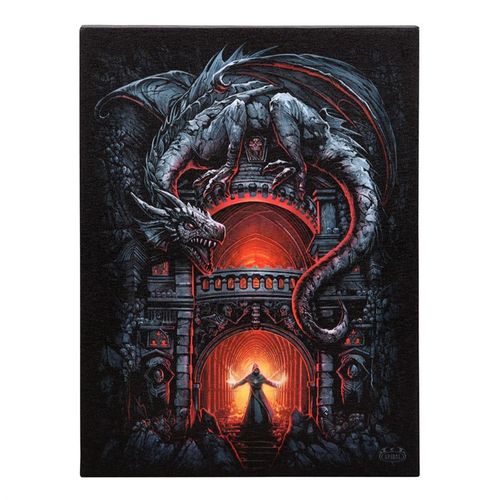 Dragon's Lair Canvas Wall Art