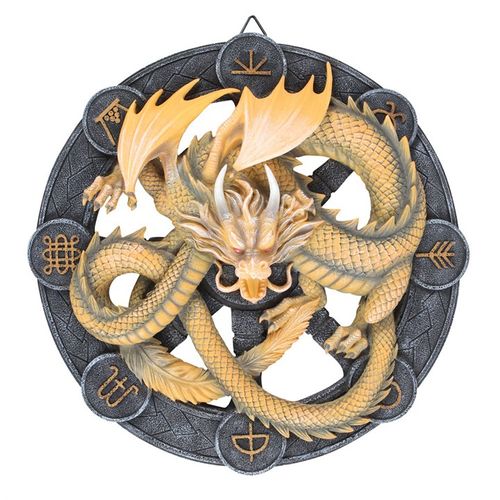 Imbolc Dragon Resin Wall Decor