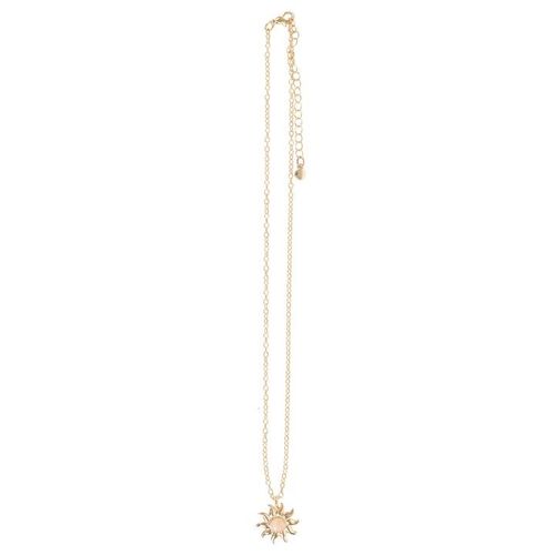The Sun Rose Quartz Necklace with Card