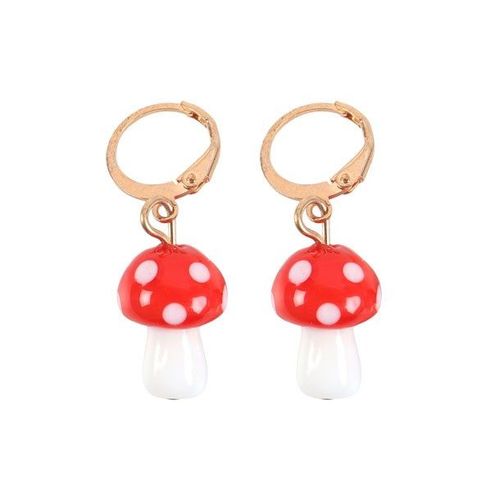 Toadstool Earrings – Mushroom Dangles