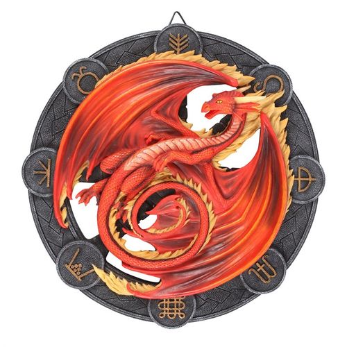 Beltane Dragon Resin Wall Decor