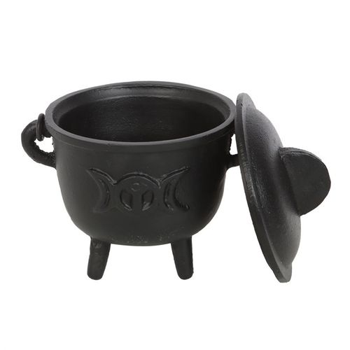 Triple Moon Cast Iron Cauldron 11cm