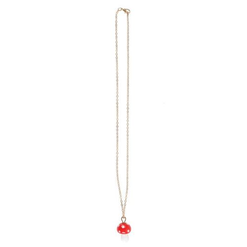Toadstool Charm Necklace with Greeting Card
