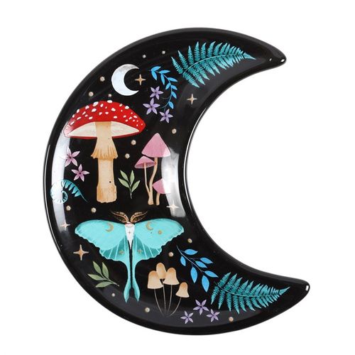 Moon Shaped Enchanted Forest Trinket Dish