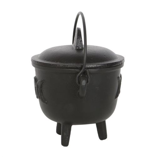 Triple Moon Cast Iron Cauldron 11cm