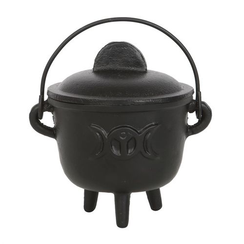 Triple Moon Cast Iron Cauldron 11cm