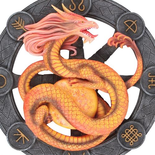 Litha Dragon Resin Wall Decor