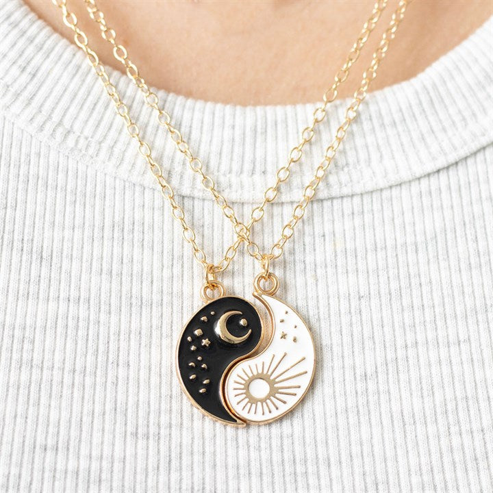 Yin Yang friendship jewellery set with symbolic charms