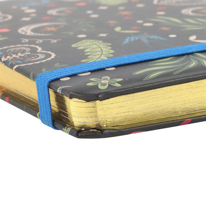 Midnight Bloom Print A5 Notebook