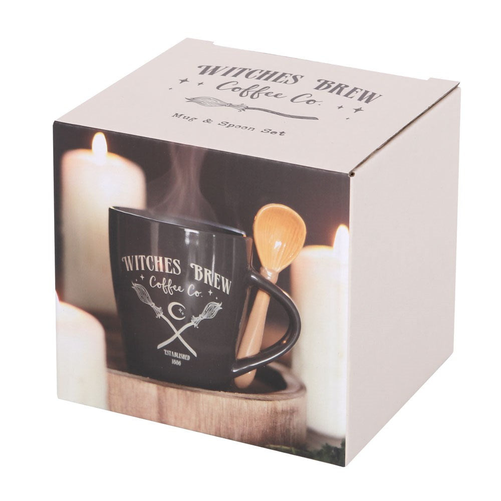 Witches Brew Coffee Mug and Spoon Set
