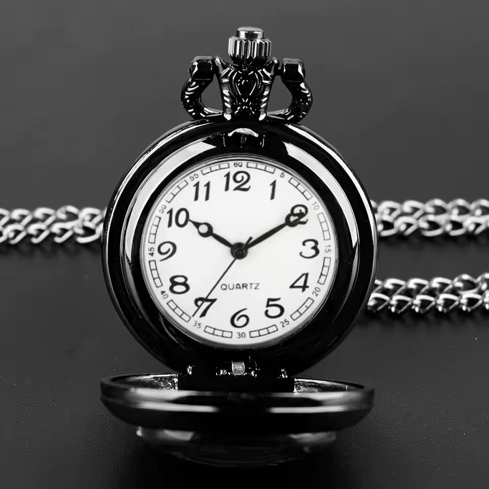 Miniature Black Crow Pocket Watch