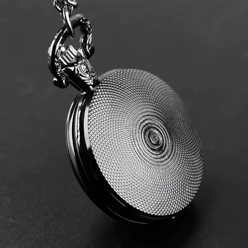 Miniature Black Crow Pocket Watch