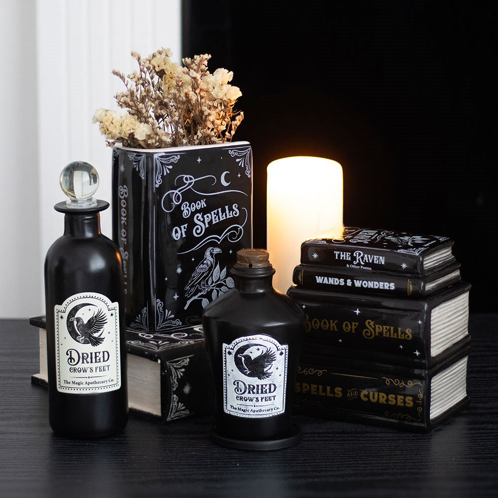 Book of Spells Book Shaped Vase