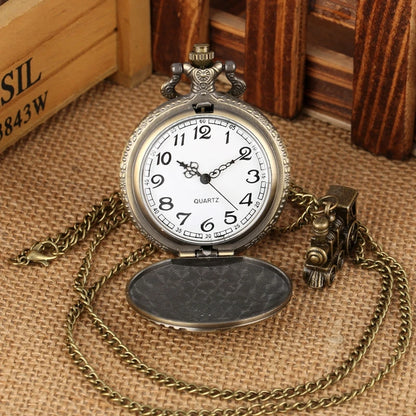 Steampunk Train Pocket Watch