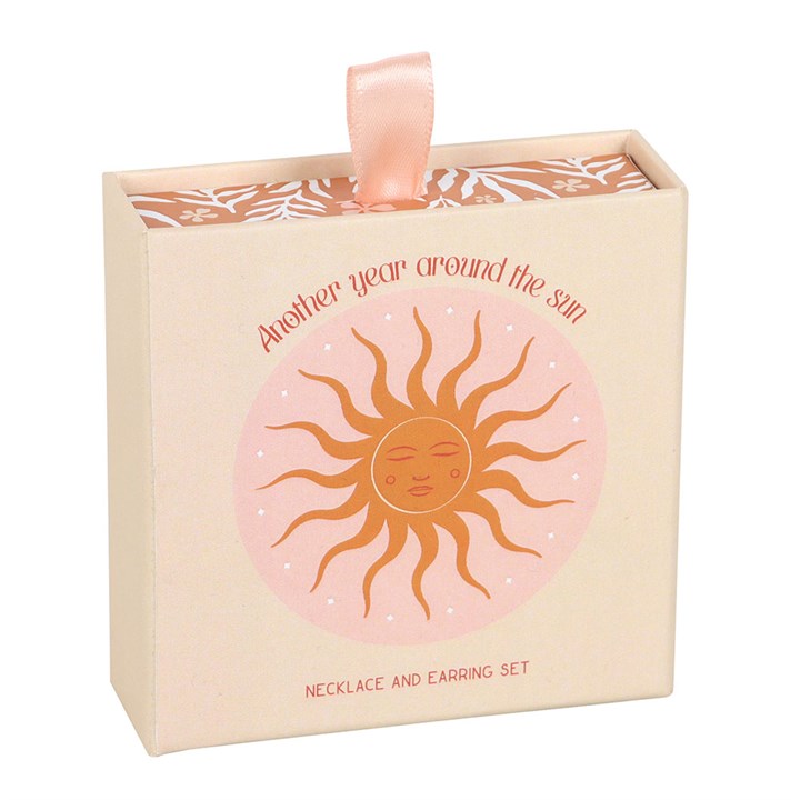 Sun Jewellery Gift Set – Necklace & Earrings