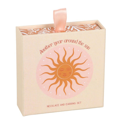 Sun Jewellery Gift Set – Necklace & Earrings