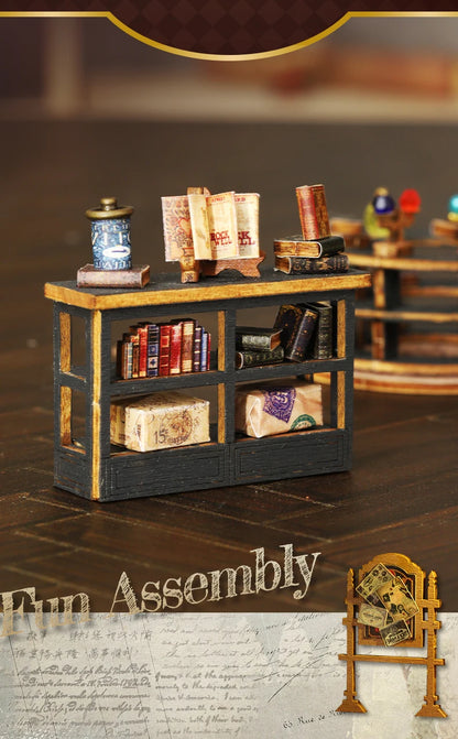 DIY Wooden Miniature Magic Twilight Book Shop