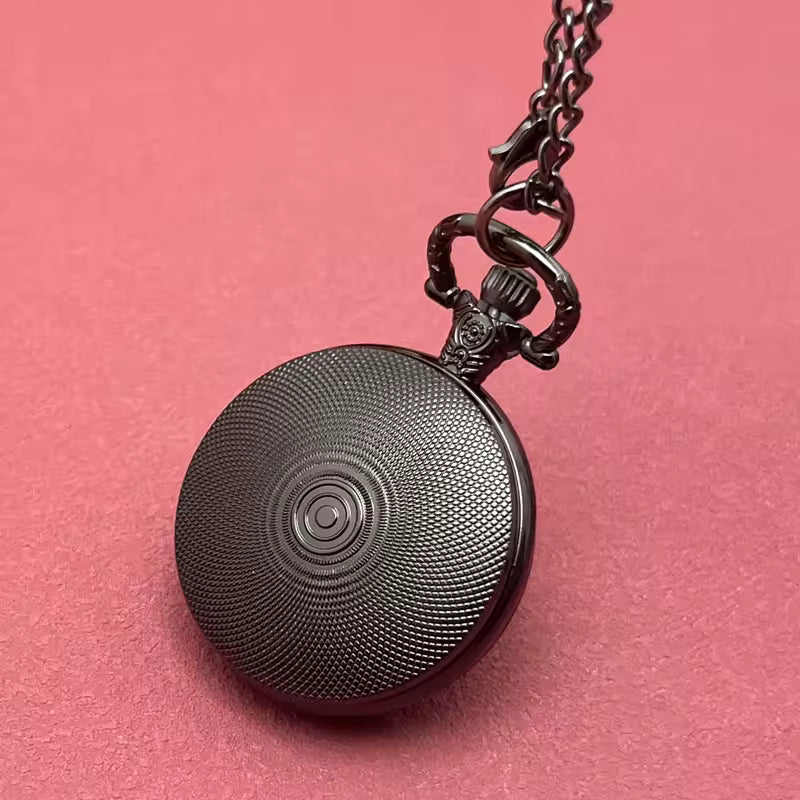 Miniature Crow Skull Pocket Watch