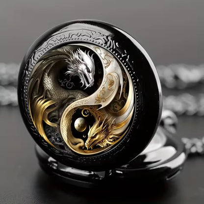 Miniature Dragon Duo Pocket Watch