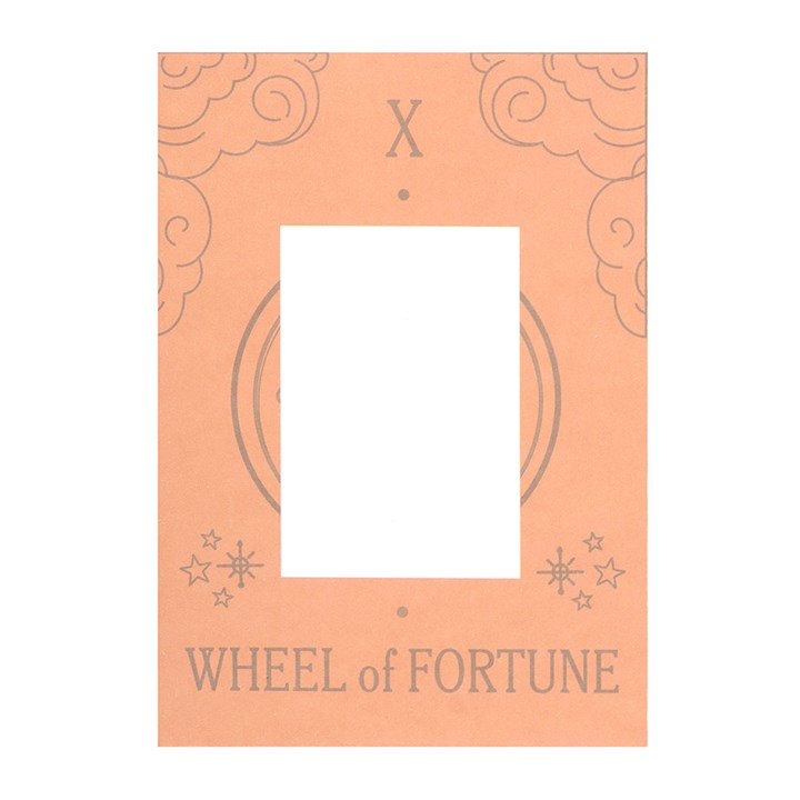 The Wheel of Fortune Tarot Necklace with Card