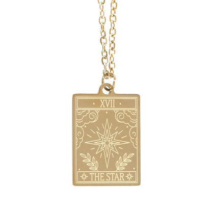 The Star Tarot Necklace with Card