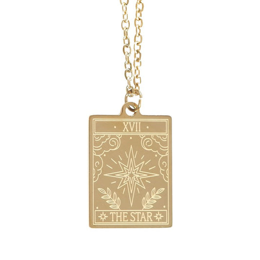 The Star Tarot Necklace with Card
