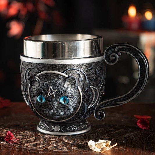 Magic Spell Black Cat Teacup