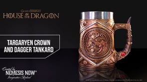 House of the Dragon Targaryen Crown and Dagger Tankard