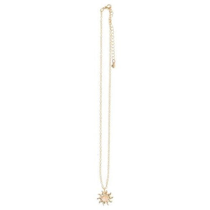 The Sun Rose Quartz Necklace with Card