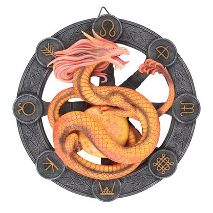 Litha Dragon Resin Wall Decor