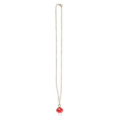 Toadstool Charm Necklace - Mushroom Pendant
