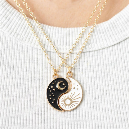 Yin Yang friendship jewellery set with symbolic charms